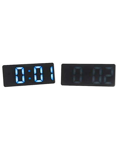 OROLOGIO SVEGLIA 30173 MULTIFUNZIONE LUCI LED 15X6CM ASSORTITO
