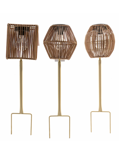 LANTERNA SOLARE 31644 DA ESTERNO METALLO/PLASTICA H50CM ASSORTITO