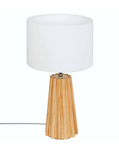 Atmosphera Lampada da Tavolo Adon Beige H53 cm | shopincasa.it