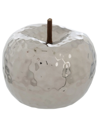 FIGURA MELA 182316A PAMELA 14CM CERAMICA ARGENTO