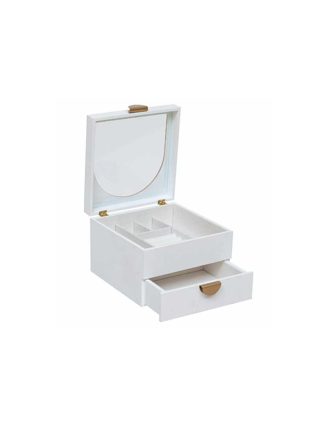Scatola portagioie Wild Atmosphera Legno Bianco 20x20 cm shopincasa.it