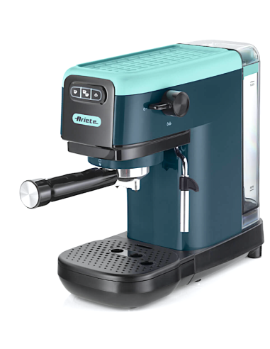 CAFFETTIERE ELETTRICHE: vendita online Ariete macchina caffè espresso Light Aquamarine, 15 bar, compatta, cialde e polvere, c...