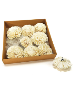 DECORAZIONE FIORE 17812 CON PINZA 15CM ASSORTITO