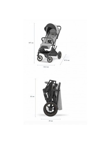 PASSEGGINI 22KG: vendita online Passeggino Inglesina Maior Magnet Grey 2025 in offerta