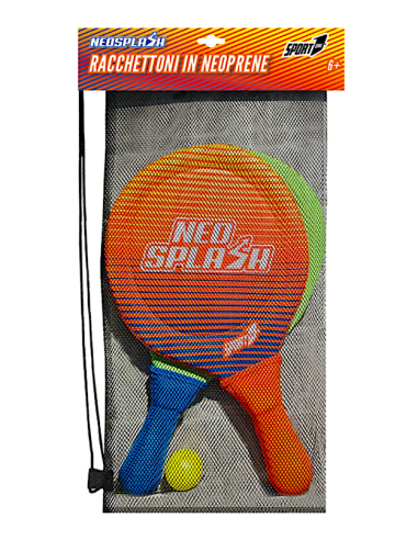 COPPIA RACCHETTE 704100081 BEACH NEOPRENE