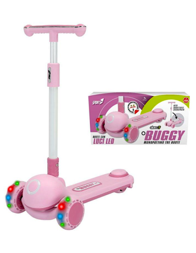 MONOPATTINO 707300171 BUGGY ROSA 3 RUOTE