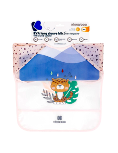 Bavaglino Kikkaboo Savana Rosa con Maniche Lunghe | shopincasa.it