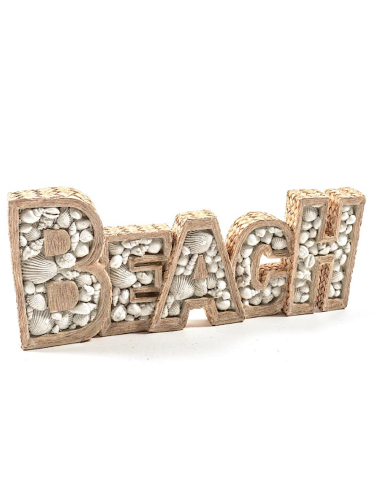 DECORAZIONE SCRITTA 24721 RESINA 40X17CM
