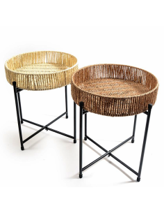 TAVOLINO 31736 METALLO CON CESTO CARTA 39X43CM ASSORTITO