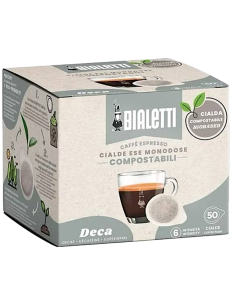 Shopincasa.it | Bialetti Cialde Monodose Decaffeinato - 50 Pezzi