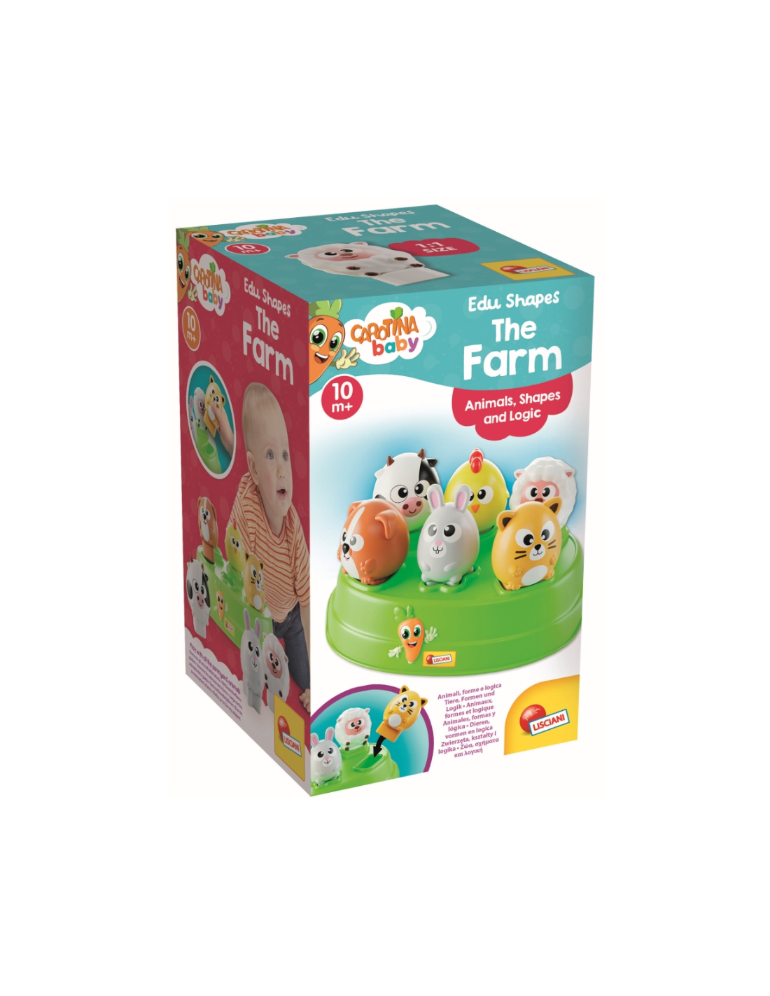 Carotina Baby Animali Forme e Logica gioco educativo bambini | shopincasa.it