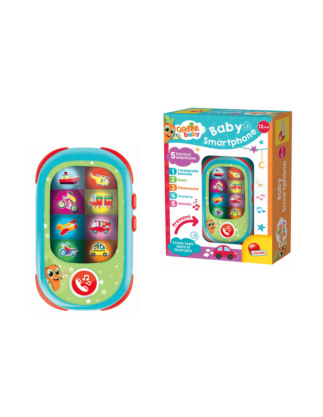 Carotina Baby Smartphone gioco educativo bambini | shopincasa.it