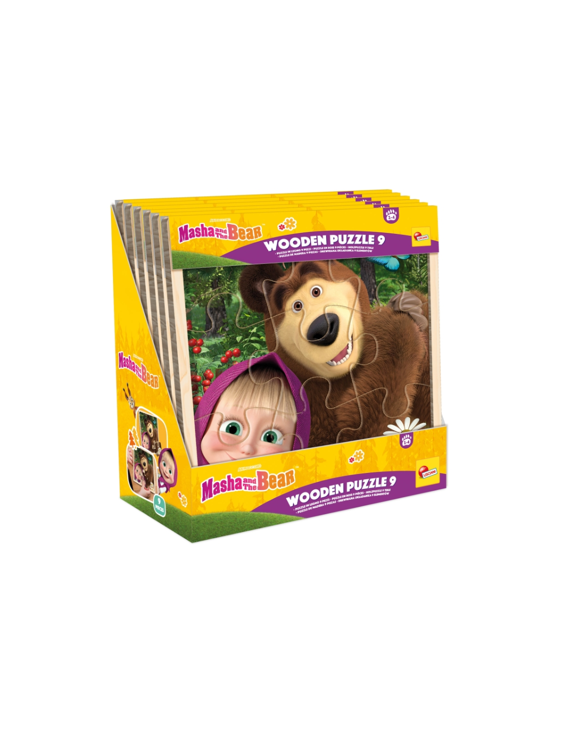 GIOCHI DI SOCIETA'E PUZZLE: vendita online MASHA ORSO PUZZLE LEGNO 9PZ in offerta