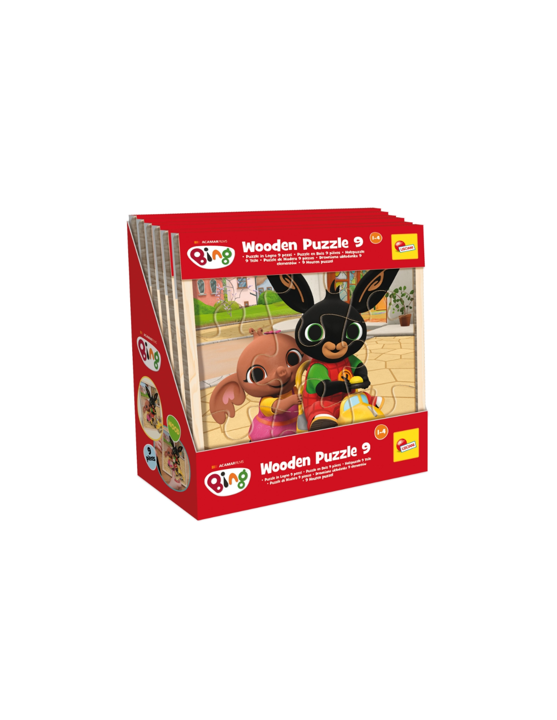 Bing Wooden Puzzle 9 Pezzi in Legno | shopincasa.it