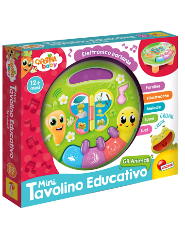 Carotina Mini Tavolino Educativo Animali gioco bambini | Shop in Casa