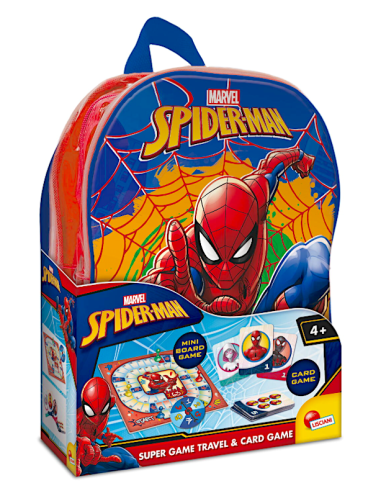 SPIDERMAN 110520 ZAINETTO CON GIOCHI TRAVEL