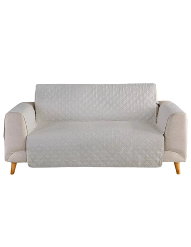COPRIDIVANO TOPPER ARGENTO 3 POSTI 279X179CM POLIESTERE