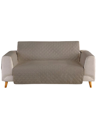COPRIDIVANO TOPPER BEIGE 2 POSTI 223X179CM POLIESTERE