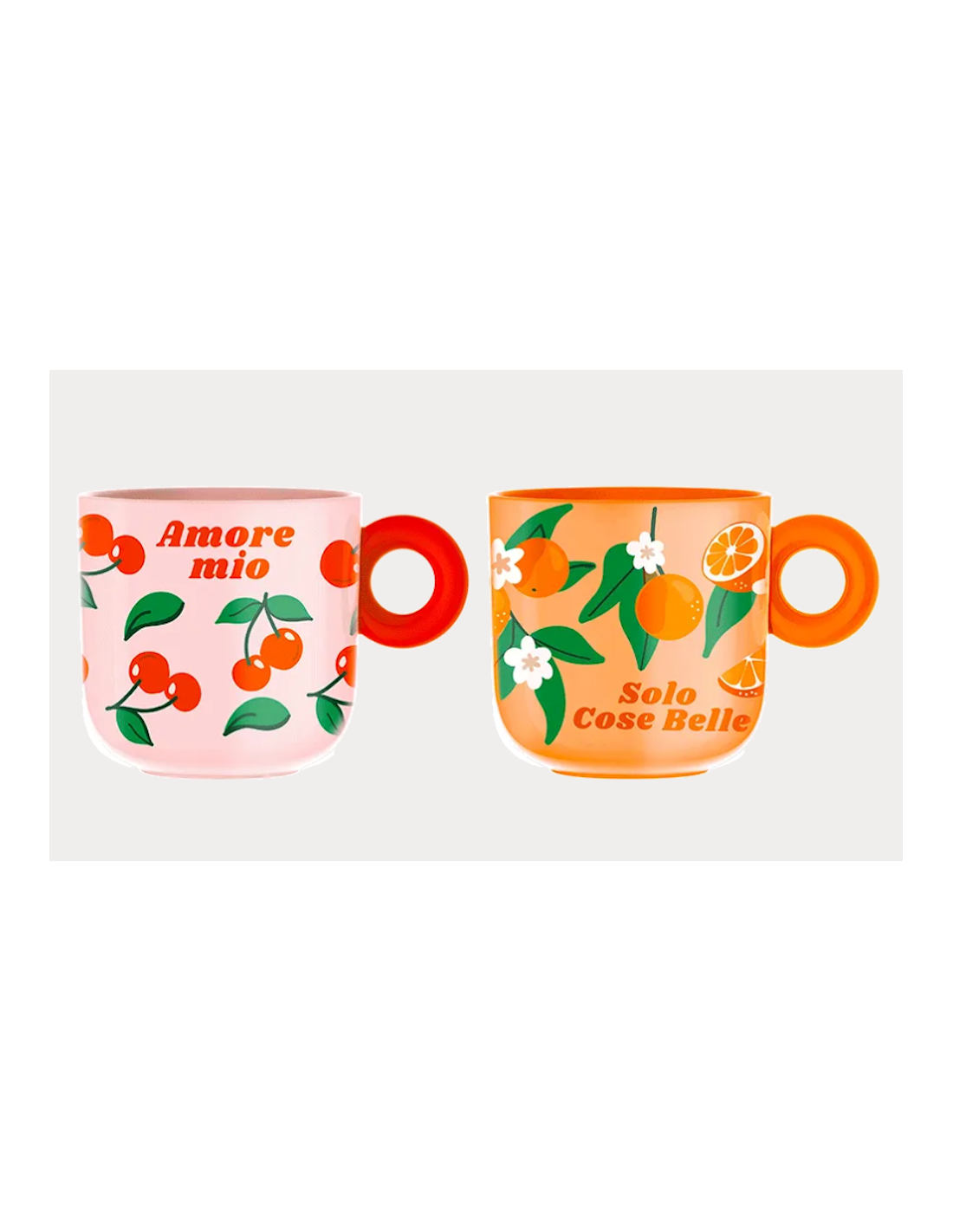 Shopincasa.it | Bialetti Set 2 Mug Frutta – Tazze Multicolor