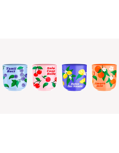 CAFFE': vendita online Bialetti Set 4 Bicchierini Frutta – Bicchierini da Caffè Multicolor in offerta