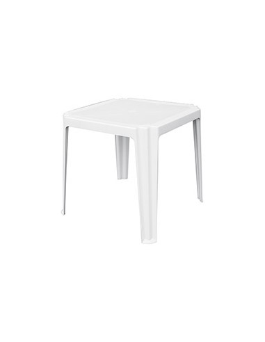 TAVOLO MADISON 6908RB 75X75CM S/RATTAN BIANCO IGAP