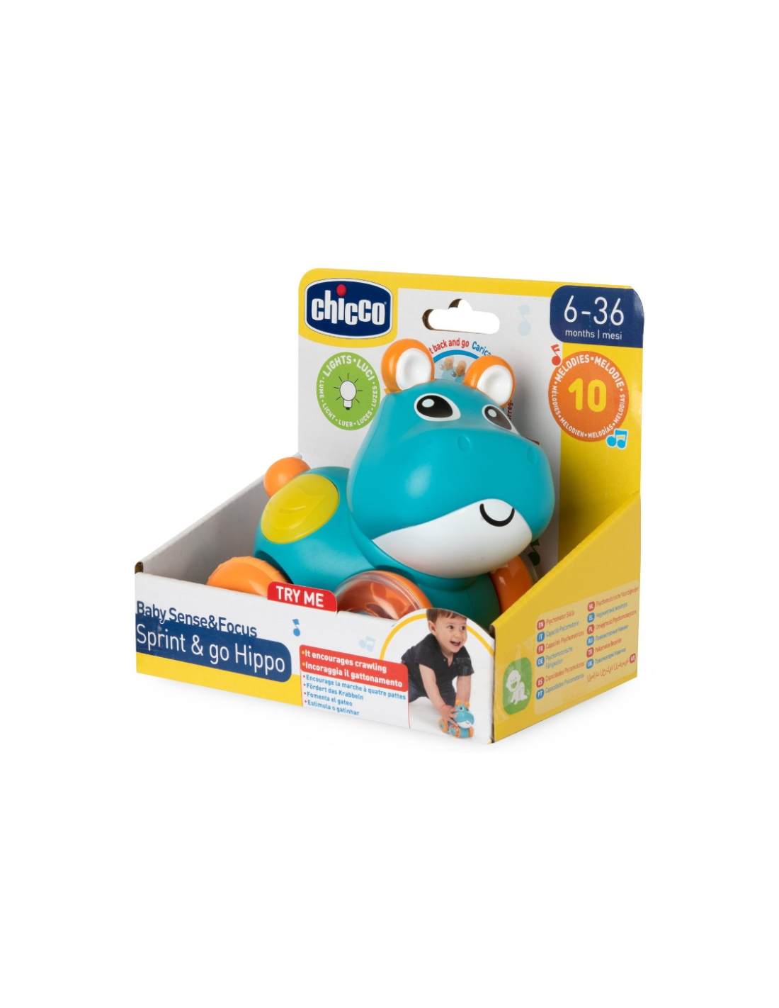 12153 GIOCO IPPOPOTAMO SPRINT GO