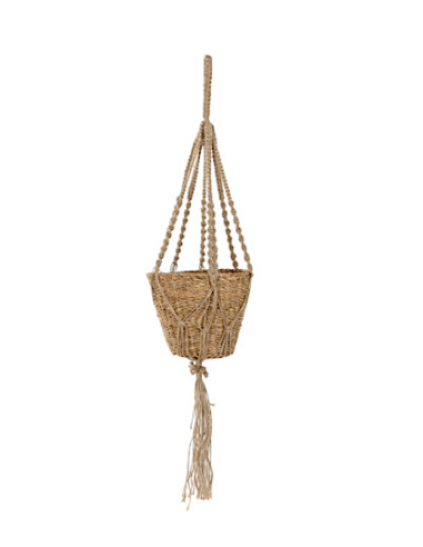 FIORIERA DC218918 SEAGRASS CON CORDA 25X20CM H110CM