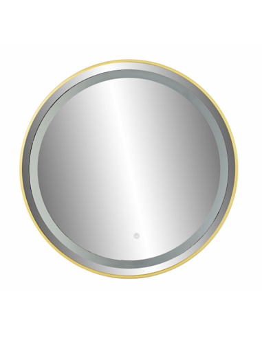SPECCHIO ES220588 ALLUMINIO DIAM.80CM CON LUCI LED
