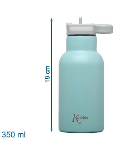 Bottiglia Termica 350 ml Sage Kiokids su Shopincasa.it | Sicura e Pratica
