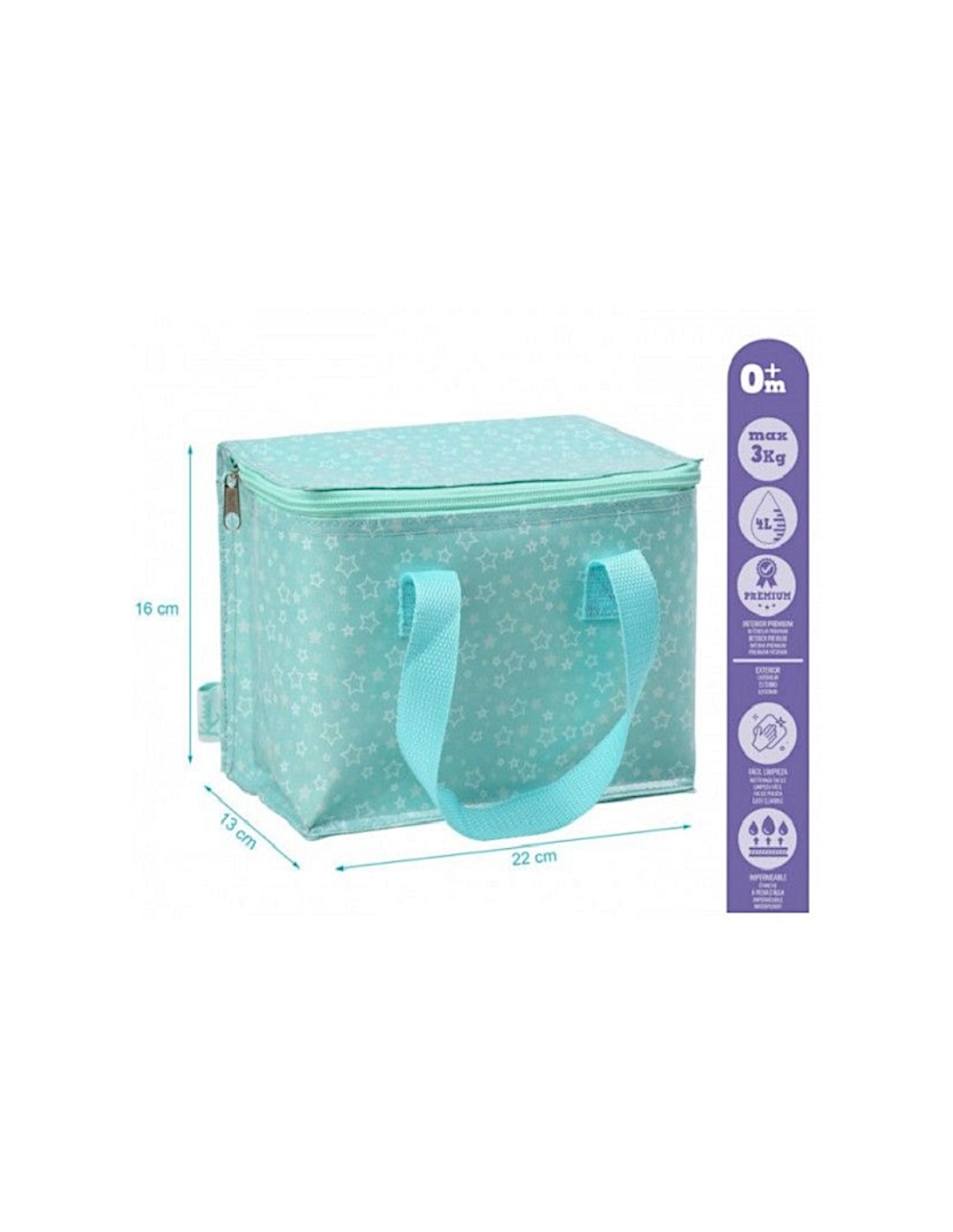 Borsa Termica Azzurra Kiokids su Shopincasa.it | Pratica e compatta