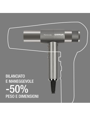 ASCIUGACAPELLI: vendita online G3 Ferrari G30061 Monna Lisa, Asciugacapelli Brushless 2000W, Motore BLDC 110.000 RPM, Ionic O...