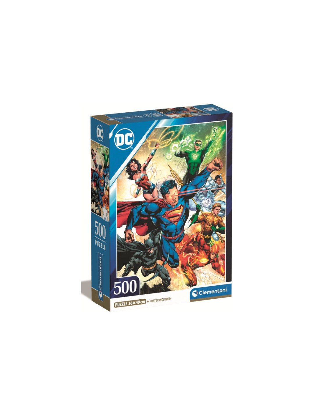 Puzzle, Clementoni DC Comics 500 Pezzi con Poster | Shop in Casa
