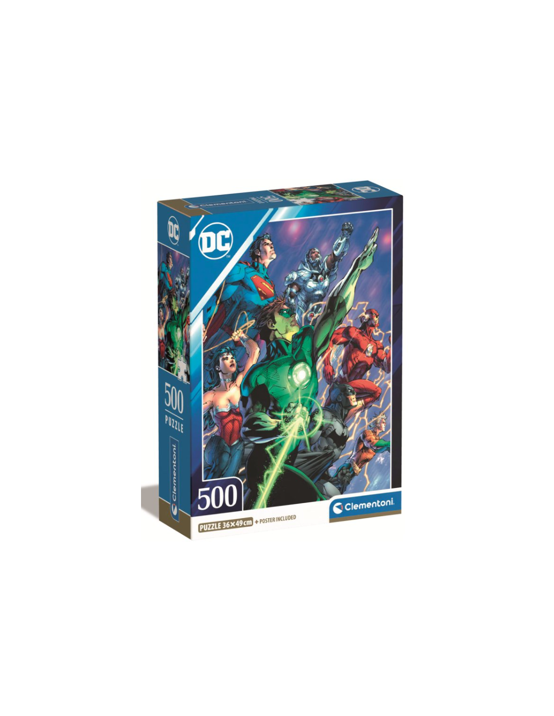 Puzzle, Clementoni DC Comics 500 Pezzi con Poster 35532 | Shop in Casa