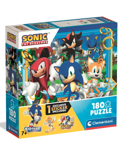 Puzzle Clementoni 180 Pezzi Sonic, Gioco Educativo per Bambini | Shop in Casa