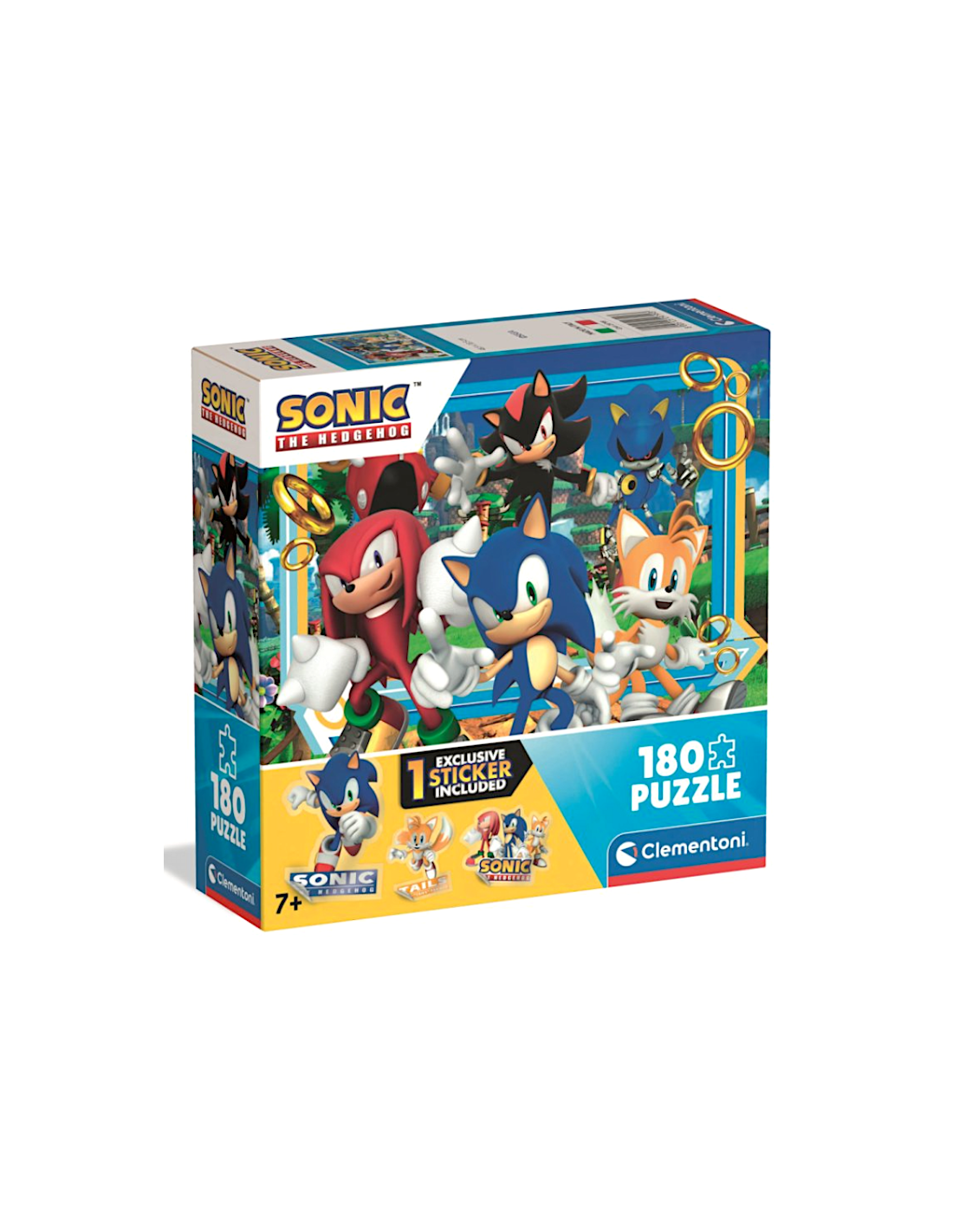 Puzzle Clementoni 180 Pezzi Sonic, Gioco Educativo per Bambini | Shop in Casa