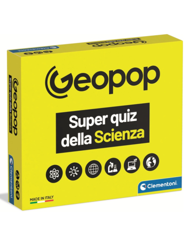 Clementoni Geopop Quiz Scienza 10+ Anni 2-6 Giocatori | Shop in Casa