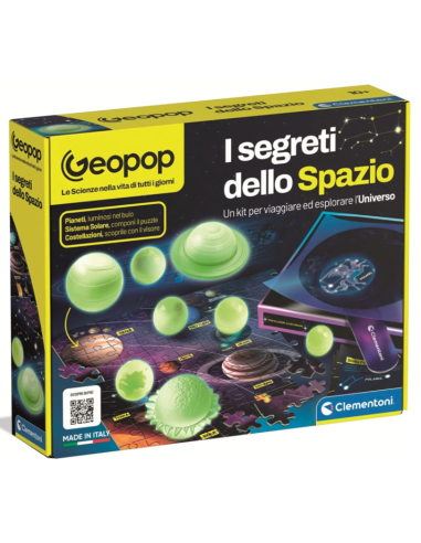GEOPOP, 19426, I SEGRETI DELLO SPAZIO, KIT SCIENTIFICO, ESPERIMENTI EDUCATIVI