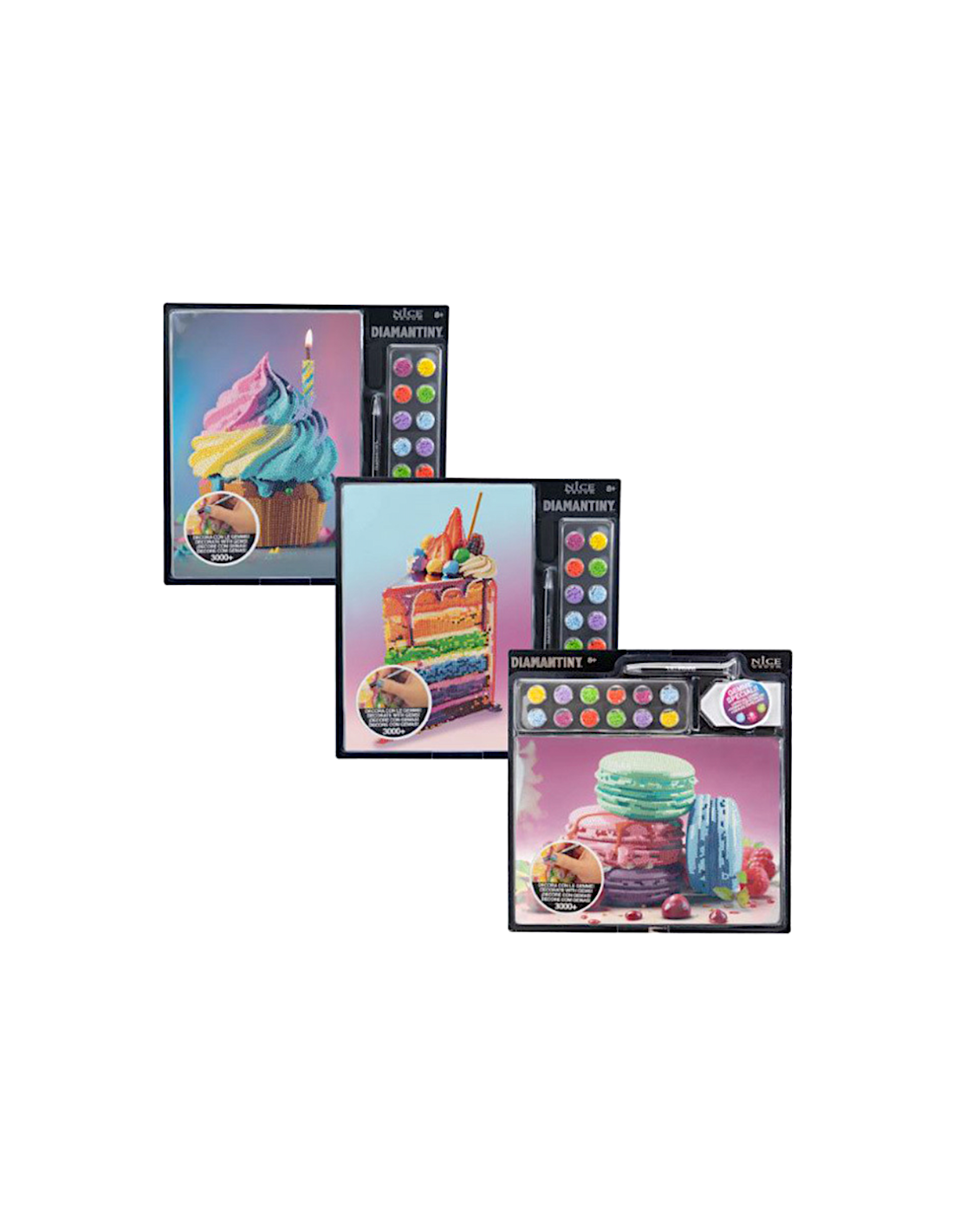 DIAMANTINY – Level Up Food Cupcake Kit Creativo 21x29 cm | shopincasa.it