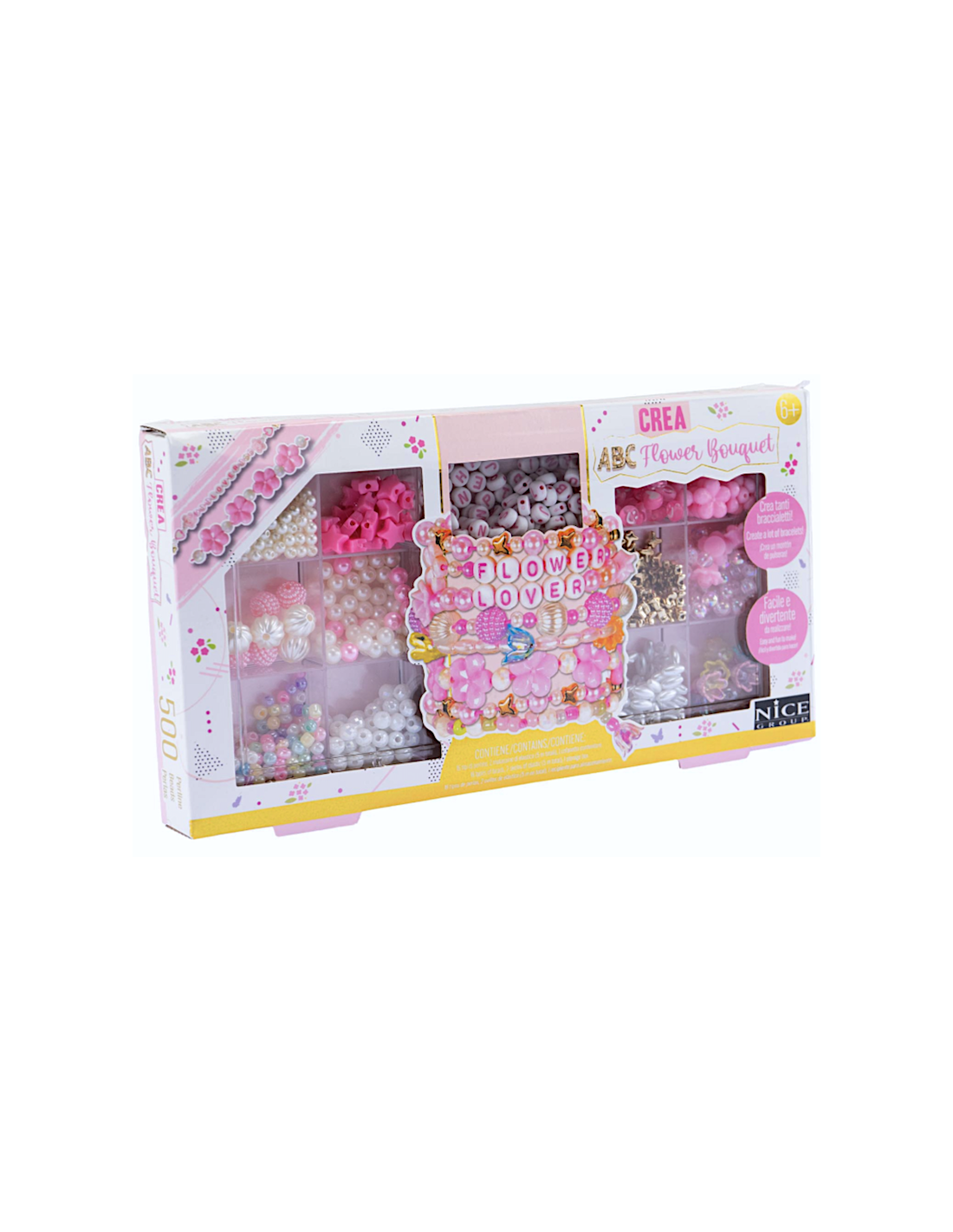 GIOCHI GIRL: vendita online Perline ABC Flower Bouquet, perline colorate, perline bambini, bracciali, collane, smile, cuori, ...