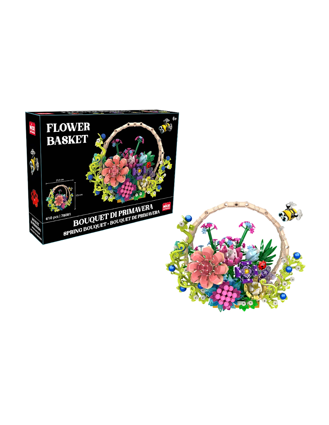 Nice Mattoncini – Bouquet di Primavera con Ape e Coccinella | shopincasa.it