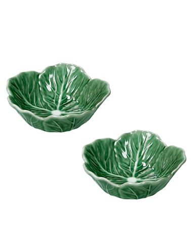 SET 2PZ CIOTOLINA FOGLIA VEGAN VERDE PORCELLANA