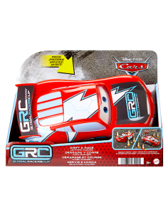 Disney Pixar Cars Saetta McQueen Super Derapate - veicolo giocattolo con modalità rettilineo e sfreccia per bambini dai 3 anni.