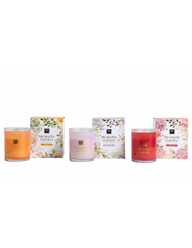 CANDELA 47201 VETRO 260GR FRAGRANZE ASSORTITE