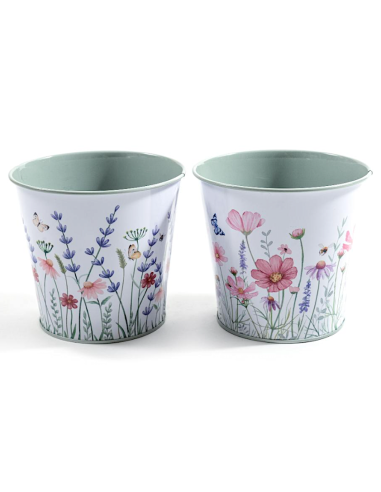 CACHEPOT 30852 METALLO 15X13,5CM ASSORTITO