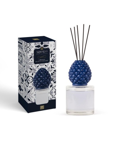 DIFFUSORE 67909 PIGNA 500ML AMBRA ZAFFERANO CON BACCHETTE
