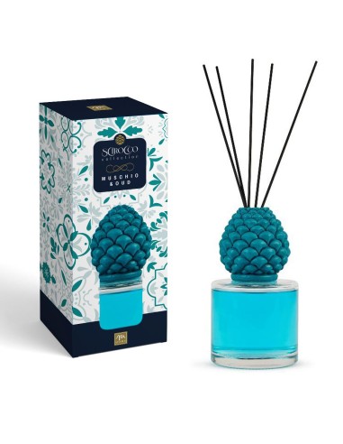 DIFFUSORE 67916 PIGNA 500ML MUSCHIO OUD CON BACCHETTE