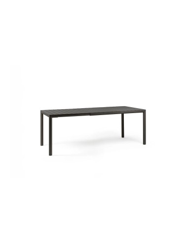 TAVOLI: vendita online Tavolo allungabile modello Tevere Colore Antracite 90x147/211xH.76,5cm in offerta