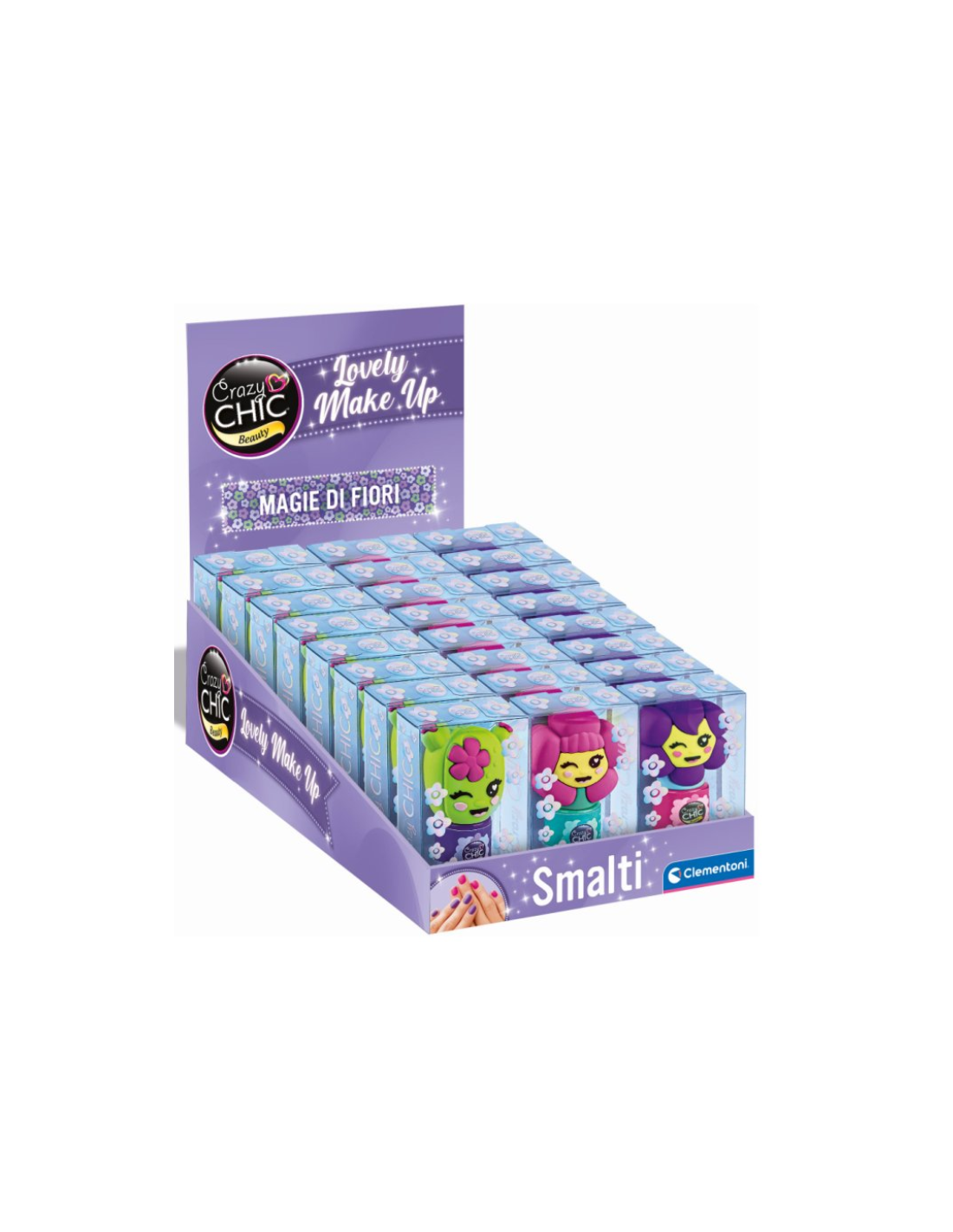 GIOCHI GIRL: vendita online SMALTO UNGHIE MAGIE DI FIORI CRAZY CHIC 18132, PER BAMBINE, ASSORTITO in offerta