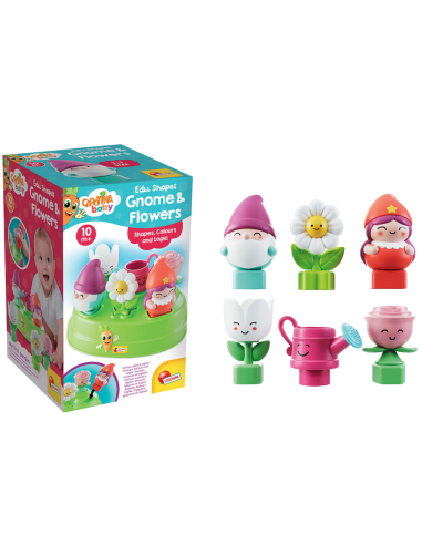 Carotina Baby Gnomi Fiori Forme e Logica gioco educativo bambini | shopincasa.it