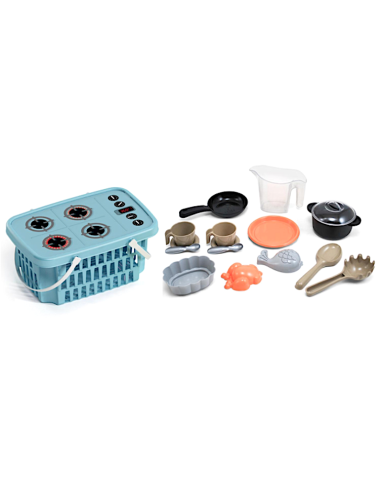 SET CUCINA 1379 CESTINO CON ACCESSORI